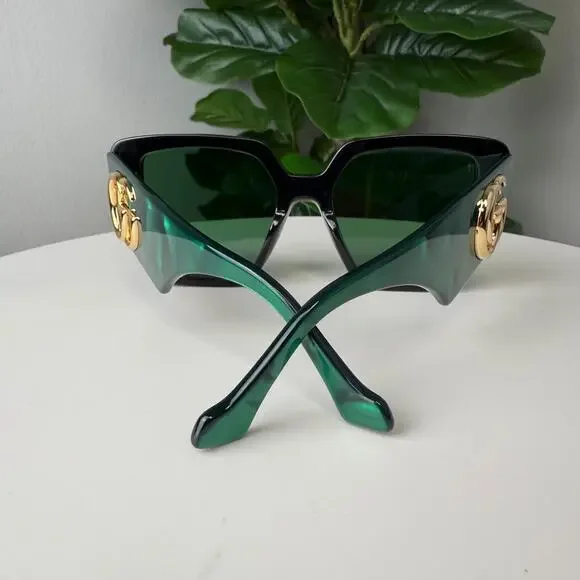 Gucci Eyewear Double G Oversized-frame Sunglasses